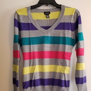Rue21 striped multicolor sweater
